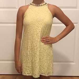 Yellow Lace Dress